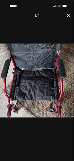 MEDLINE Medical Folding Transport Chair