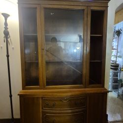 FREE Solid Wood Antique China Hutch