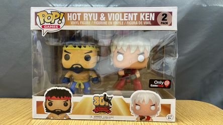 Hot Ryu & Violent Ken Pop Figures. Item No 413 (Shopgoodwill)