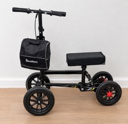 BlessReach Knee Scooter Walker with carry bag