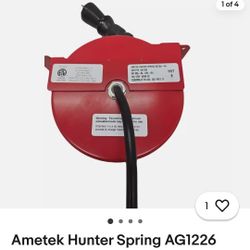 GE Ametek Spring Cord Reel W/ 9.5 Retractable Cord