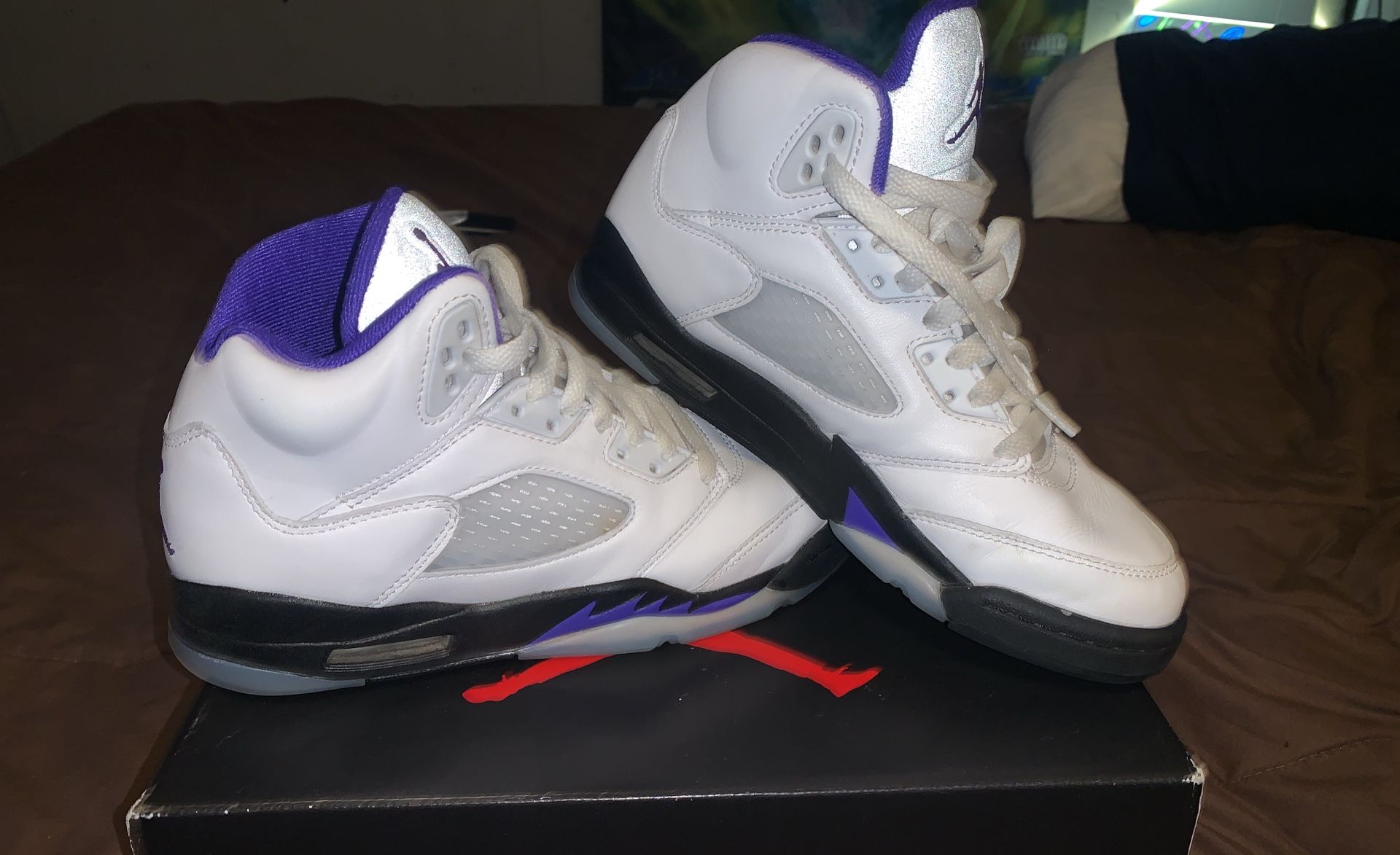 Jordan 5 Retro Dark Concord (GS) Size 4.5
