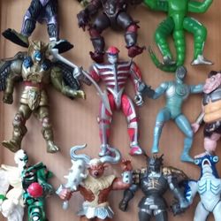 11 power ranger villains vintage figures 