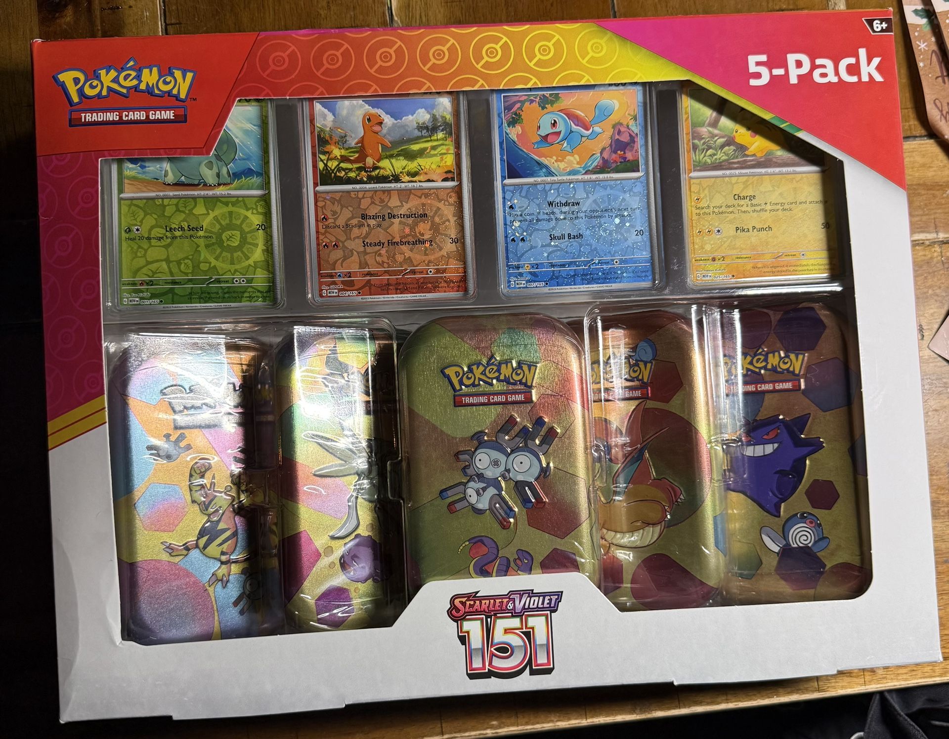 Scarlet & violet 5-pack Unopened Pokémon Cards