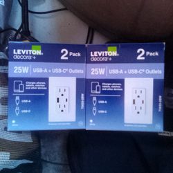 Leviton
15 Amp Decora Tamper-Resistant Duplex Outlet w/Type A & C USB Charger