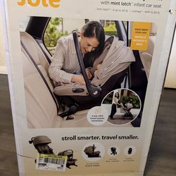 Joie Nutmeg Travel System with Mint Infant Car Seat - Maple