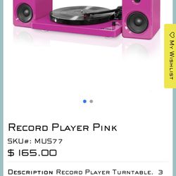 Victrola Record Player 