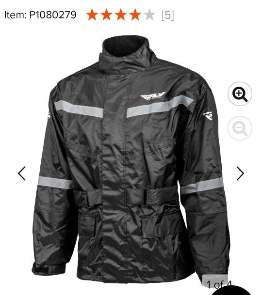 FLY RACING RAIN JACKET/2XL