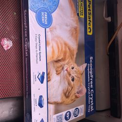 Scoop Free Crystal Litter Tray