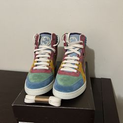 Gucci  Multicolor Hightop Sneakers Sz 9 US BRAND NEW Nike Jordan 