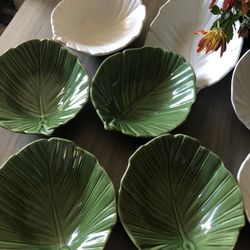 GC Beautiful GRN/WHITEServing Bowls