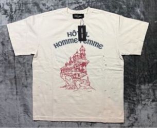 Homme Femme Grand Hotel Tee white (Sz Medium)