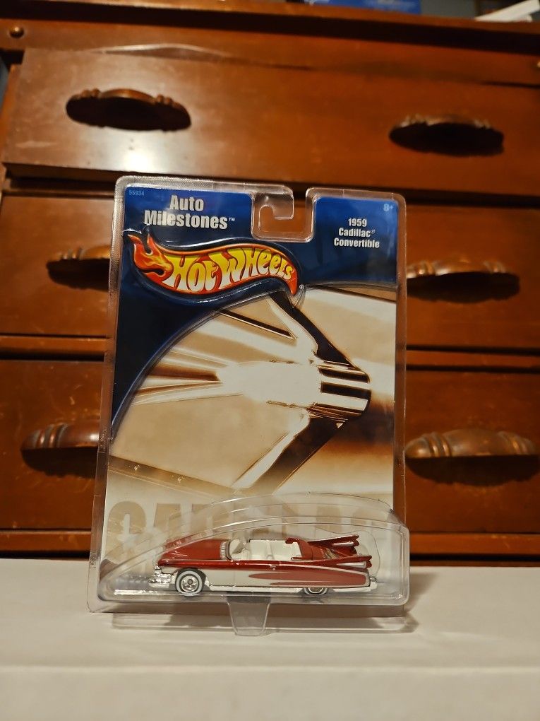 2001 Hot Wheels Auto Milestones 1959 Cadillac Convertible