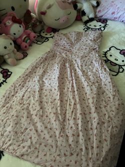 Wild Fable Pink Flower Dress 