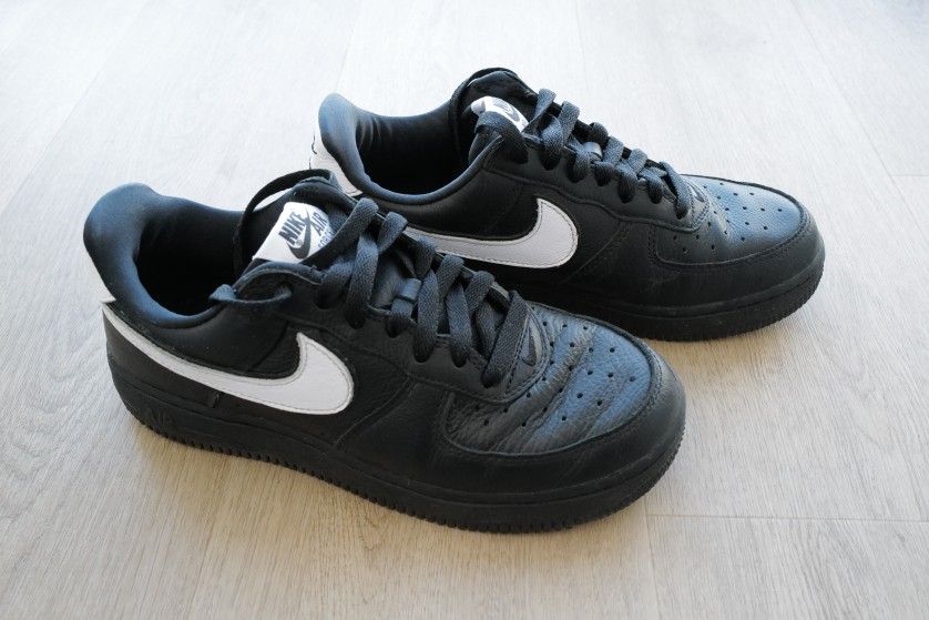 Nike Air Force Low Retro QS Black White Mens Size