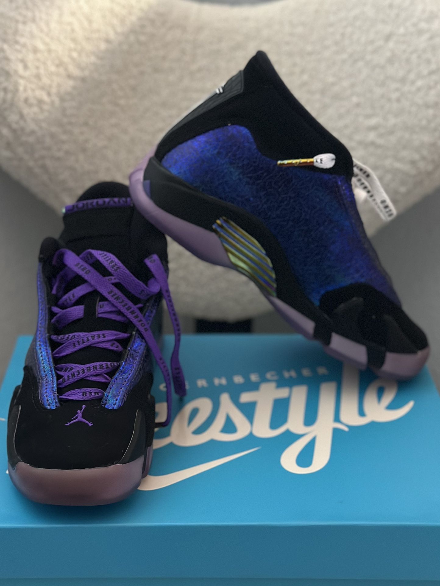 Air Jordan 14 Retro DB “Doernbecher” – Size 3.5Y (Ethan Ellis edition)