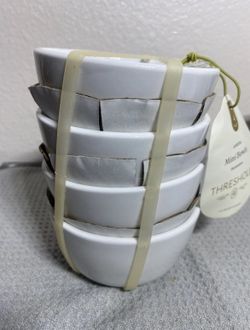 Threshold Avesta 4 Piece Stoneware White Mini Bowl Set