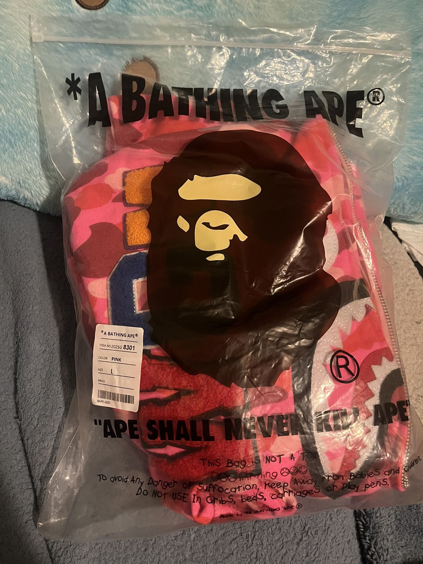 Pink Bape Hoodie