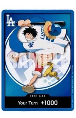 Luffy dodger card