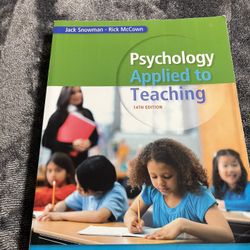 Psychology Applied to Teaching