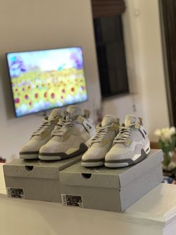 Jordan 4 Craft , Cool Grey  , Fire Red  , Seafoam