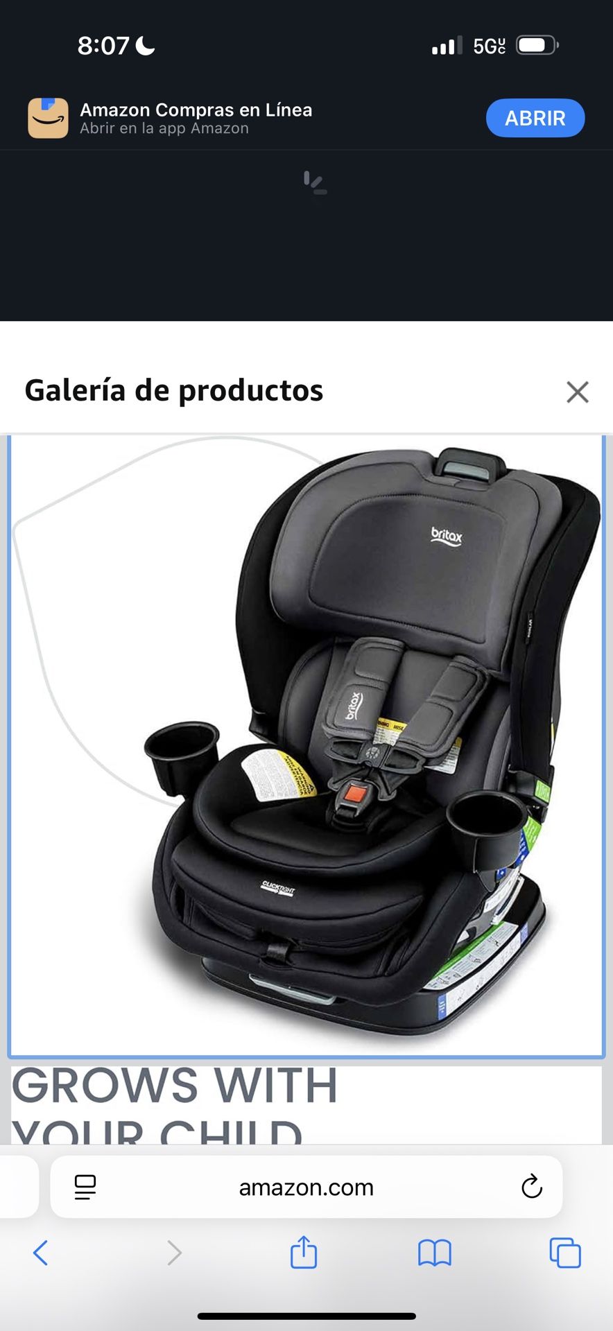 Brand New Britax Poplar Car Seat