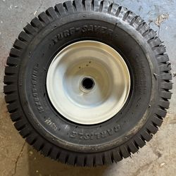 15x6.00-6 Lawn Mower Tires and Wheel Assembly, Front Tires