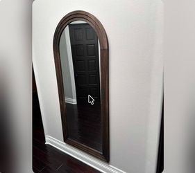 NEW NeuType Chic Arched Full Length Body Floor Mirror 71x31" N31E120 Multi Step Wood Frame Staircase Design   NO SHIP BUT PICKUP ONLY  About This Prod