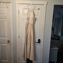 New Beige Bill Levkoff Formal Size 10 Dress