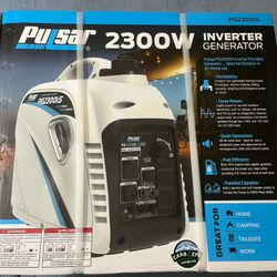 Pulsar 2300W Inverter Generator BRAND NEW