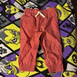 Red Kids Pants 