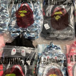 Bape Hoodie Large New