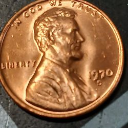 Pennies Small Cent, 1970 S