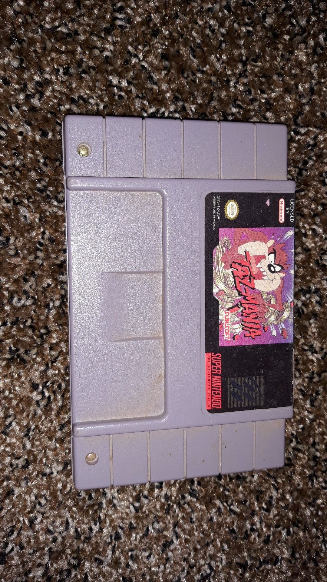 Taz-mania super nintendo