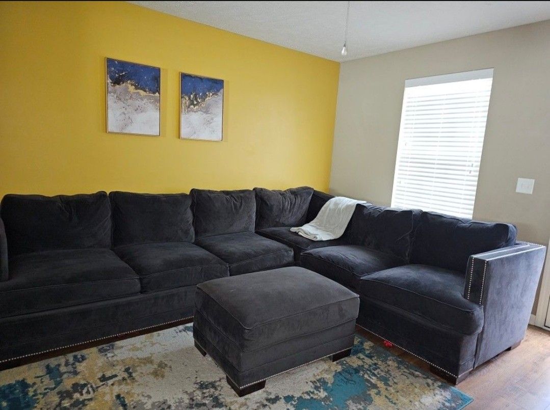 Arden 2 Pc Sectional with Ottoman