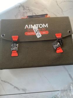 AIMTOM Solar Panel Kit 100W Foldable Solar Charger For Camping