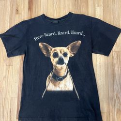 Vintage Here Lizard Chihuahua Taco Bell Promo Shirt Large Changes Tag Faded