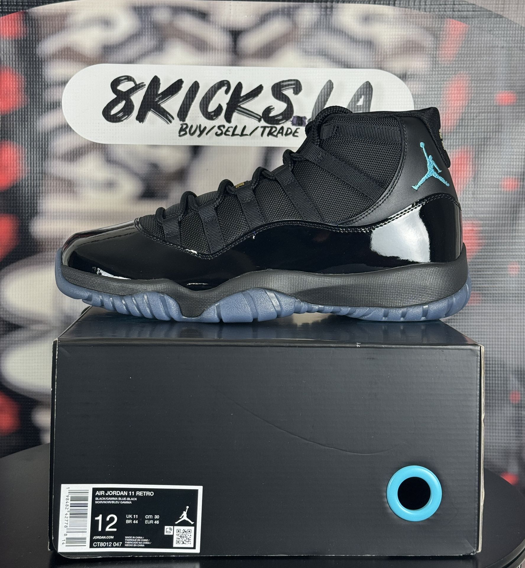 Jordan 11 Retro “Gamma Blue” Size 12