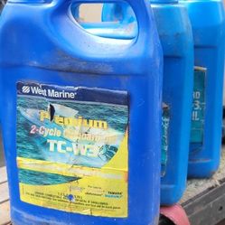 2 Cycle Oil New 1 Has A Crack On Top (3) Total