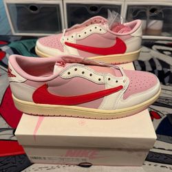 Jordan 1 Travis Scott Tropical/Shy Pink