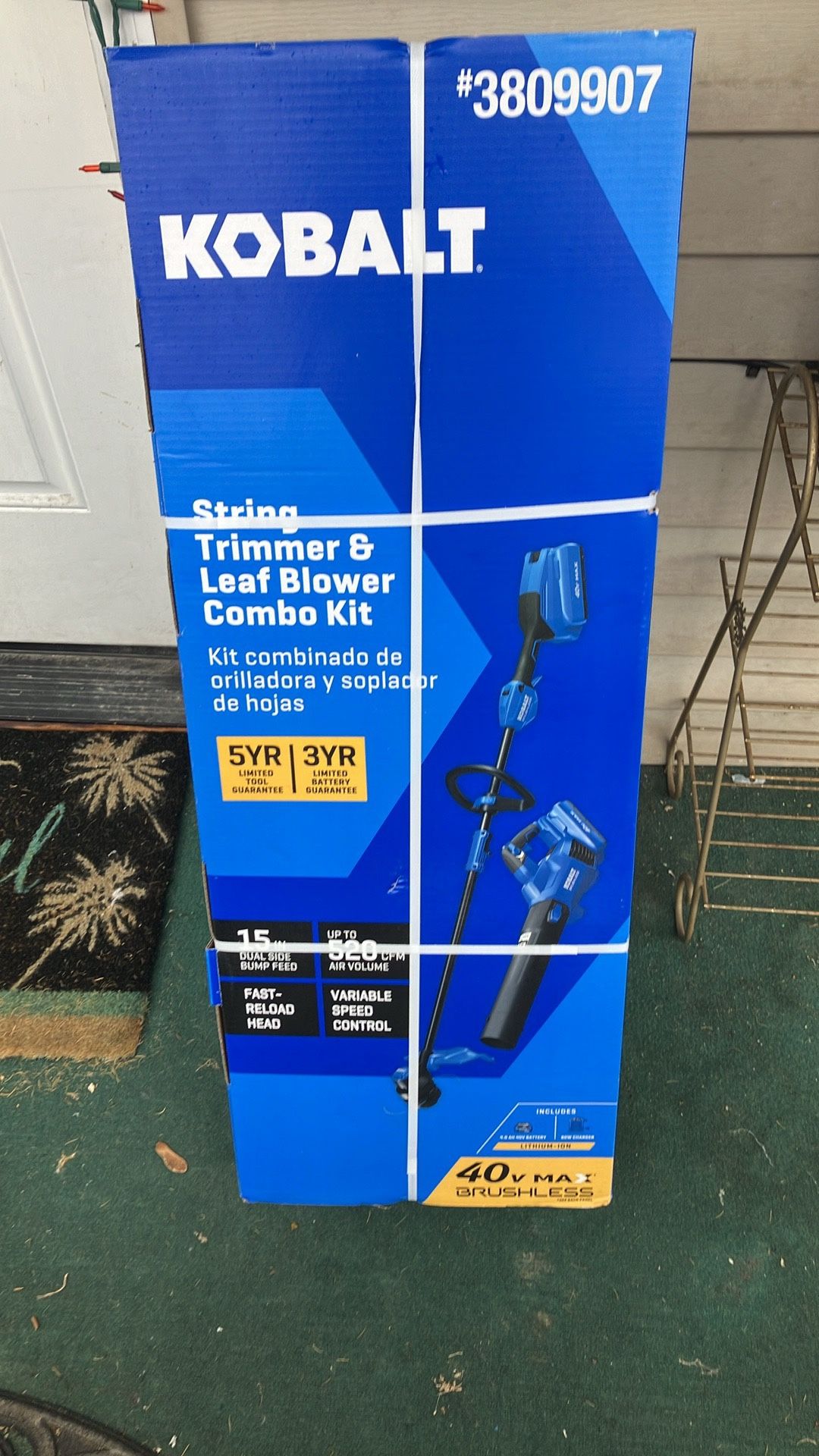Leaf Blower And Weed Wacker Combo Set