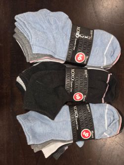 New XOXO Quarter Crew Socks 10 Pack