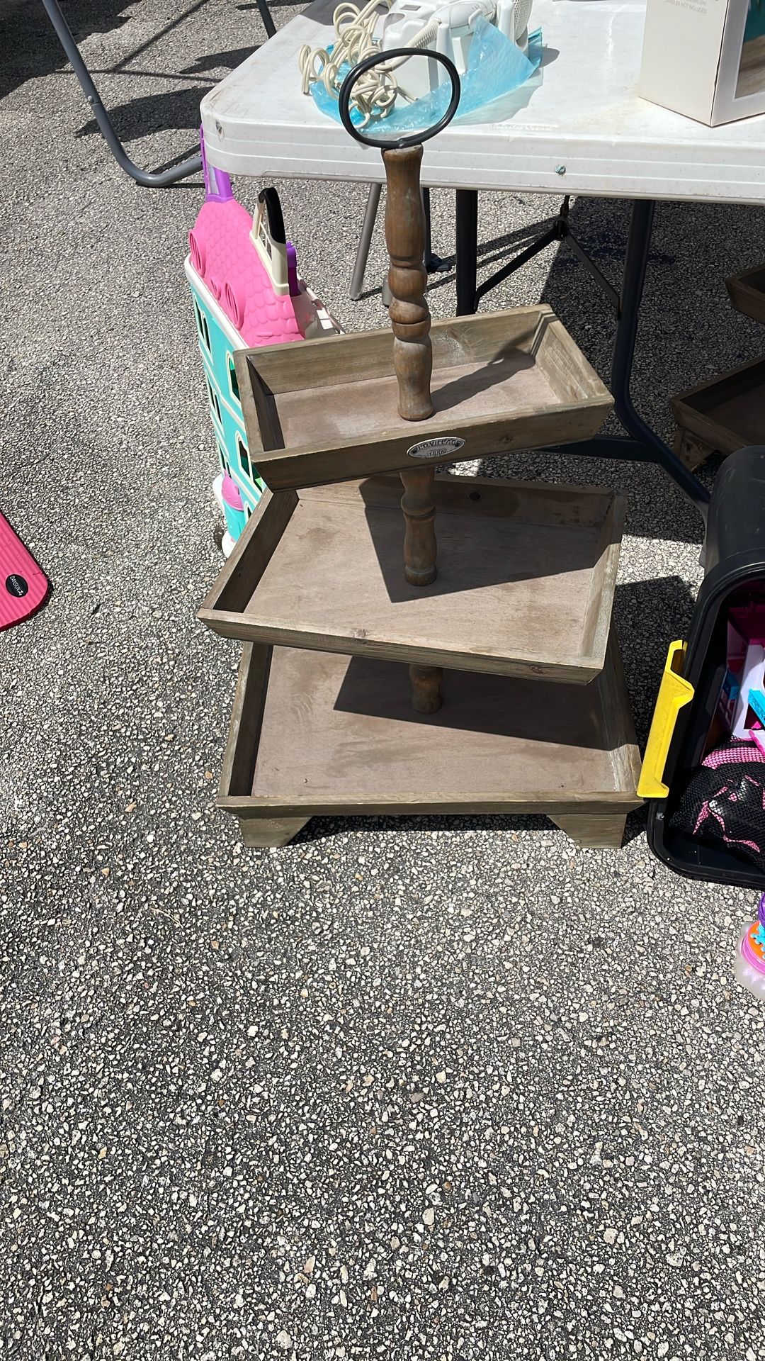 Tower Serving Trays. Two Of Them