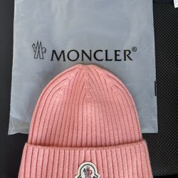 Pink Moncler Beanie
