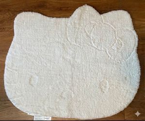 Hello Kitty Shaped Plush Rug
