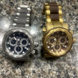 Invicta Chronograph Specialty Two Tone Capsule Watch