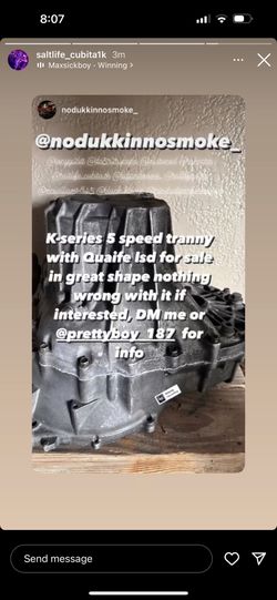 K Series 5 Speed Training