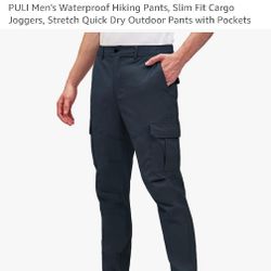 PULI Waterproof Hiking Pants (Navy)