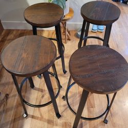 Bar Stools (Set Of 4)