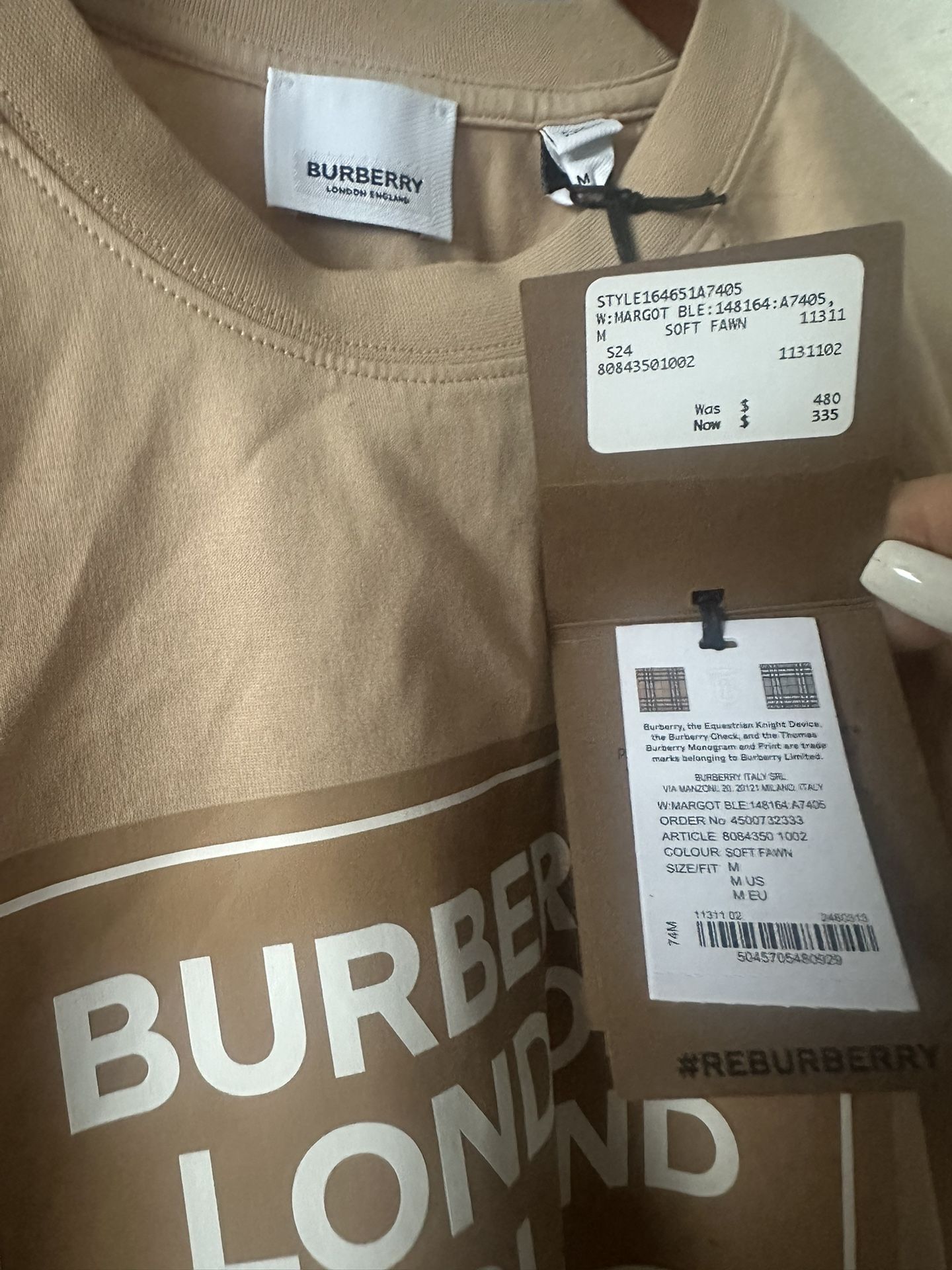 Burberry tshirt For women